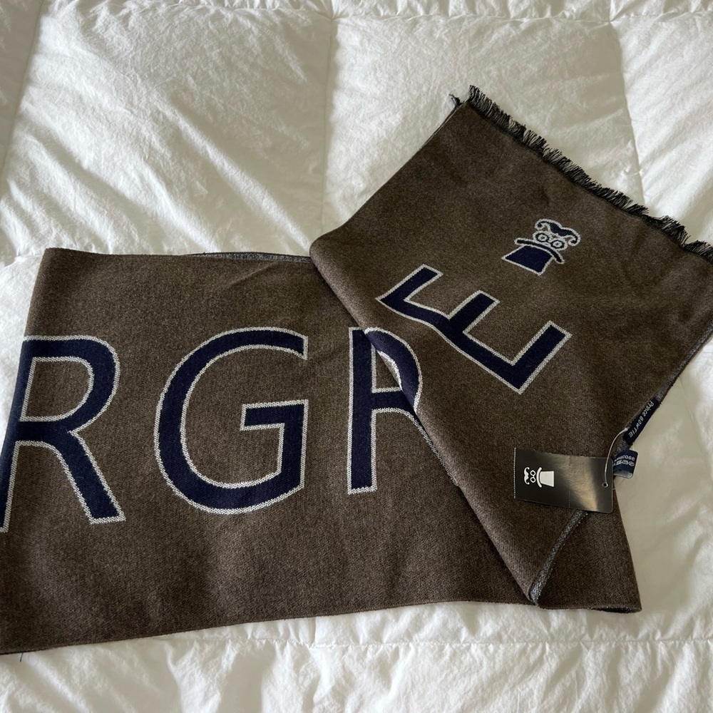 Prince Bowtie | Männergrippe | Men’s Scarf Muffler 71” x 12.5” | Gray Black.